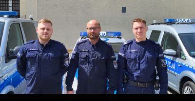 Radziejowscy policjanci uratowali chłopca ze stawu