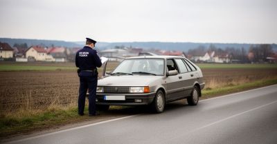 Poszukiwany 68-latek zapłacił grzywnę podczas kontroli