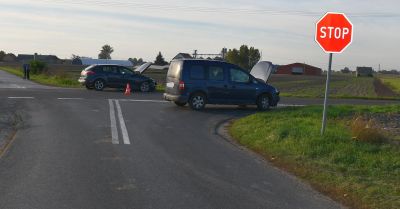75-latek nie ustąpił pierwszeństwa i doprowadził do zderzenia